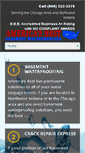Mobile Screenshot of americasbestwaterproofing.com