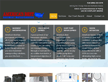 Tablet Screenshot of americasbestwaterproofing.com
